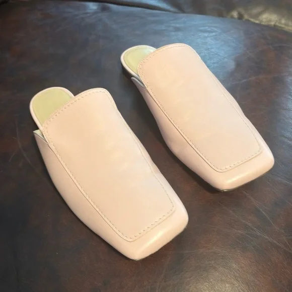 Wandler size 38 Easter pink leather mules